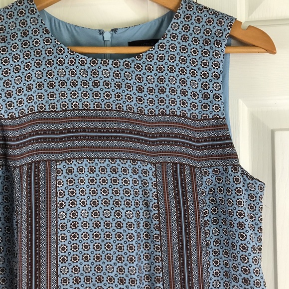 J. Crew Dresses & Skirts - J. Crew Sleeveless Silk Twill Dress Foulard Print
